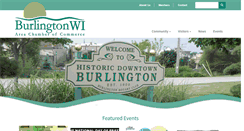 Desktop Screenshot of burlingtonchamber.org